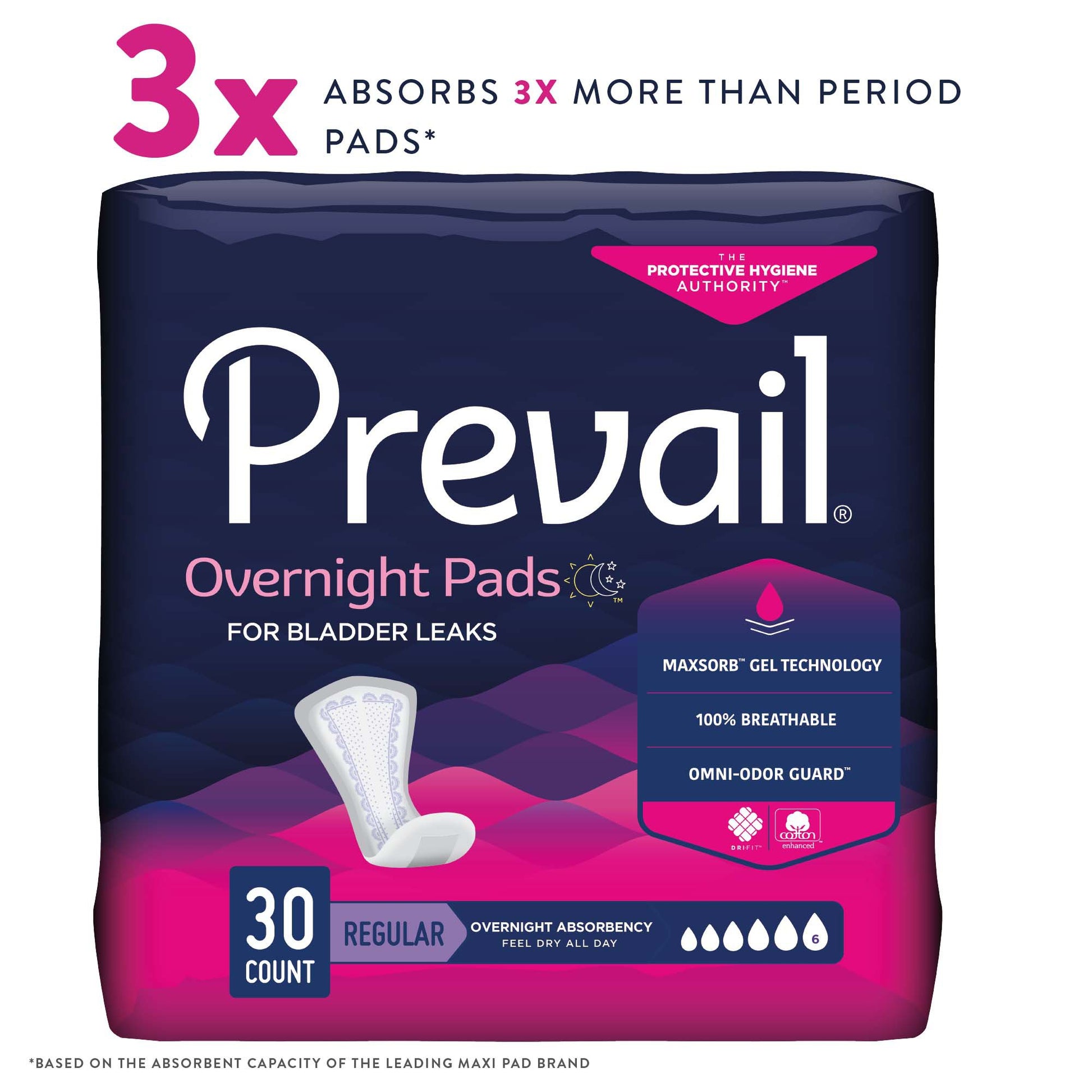 Prevail®_Daily_Pads_Overnight_Bladder_Control_Pad,_16-Inch_Length_|_PVX-120_Medsitis_Medical_Supply_3_medsitis.com