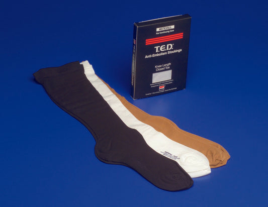 Anti-embolism Stocking T.E.D.™ Knee High X-Large / Long White Closed Toe - 4285