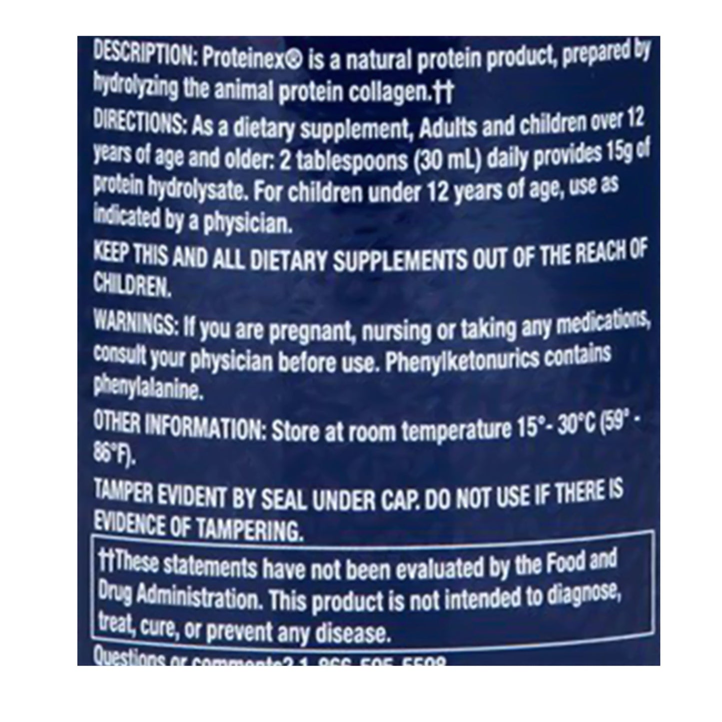 Proteinex® P15 Hydrolyzed Liquid Protein, 16-ounce Bottle 54859051516