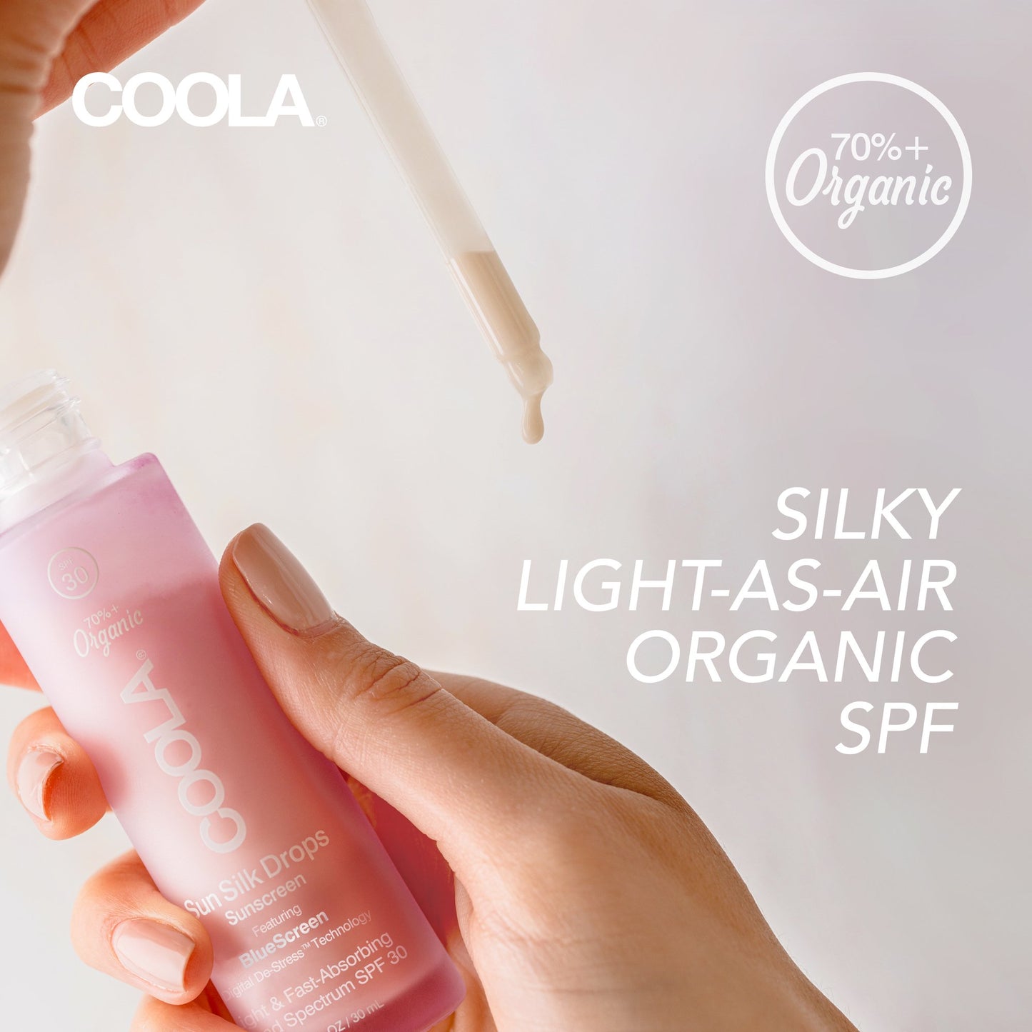 Sunscreen COOLA® Silk Drops SPF 30 Liquid 1 oz. Bottle CL10479