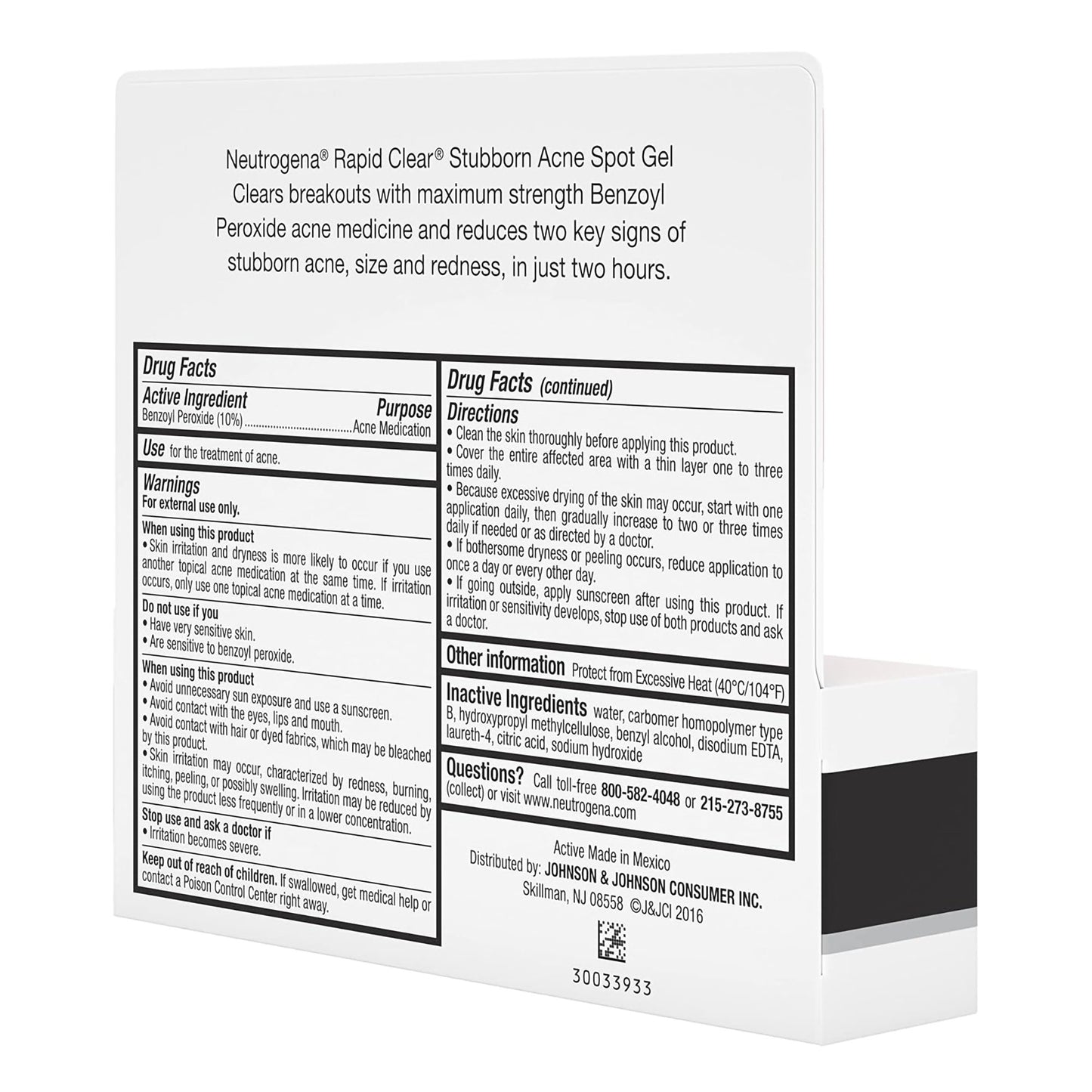 Acne Treatment Neutrogena® Rapid Clear 1 oz. Gel 69968004301