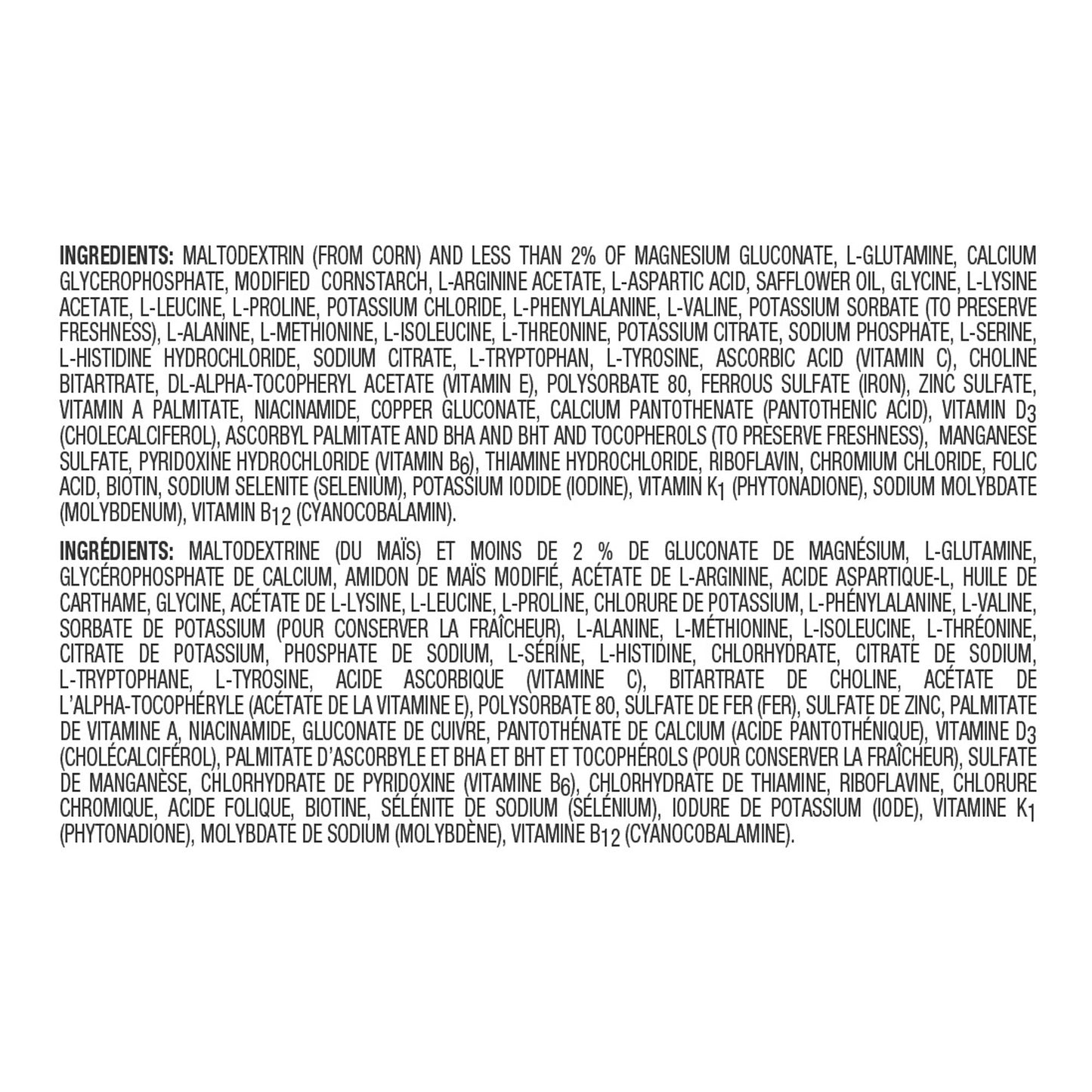 Tolerex® Formulated Liquid Diet Elemental Powder 10043900458059