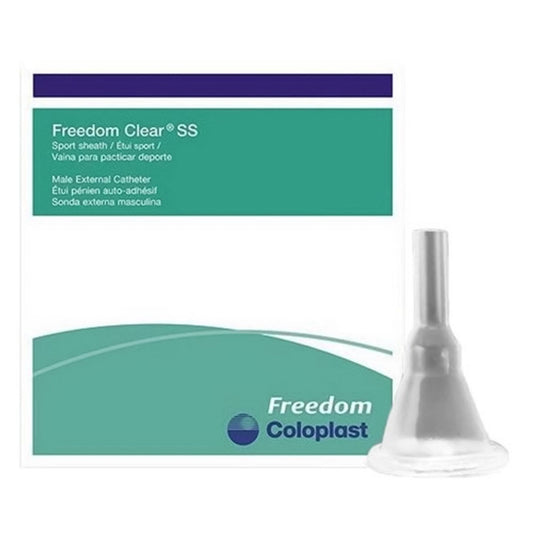 Freedom Clear® SS Male External Catheter, 23mm diameter, Sport length 5110