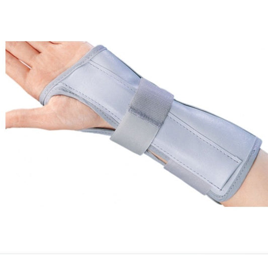 Wrist / Forearm Brace ProCare® Universal Aluminum / Flannelette / Nylon Right Hand Black / Blue One Size Fits Most - 79-87050