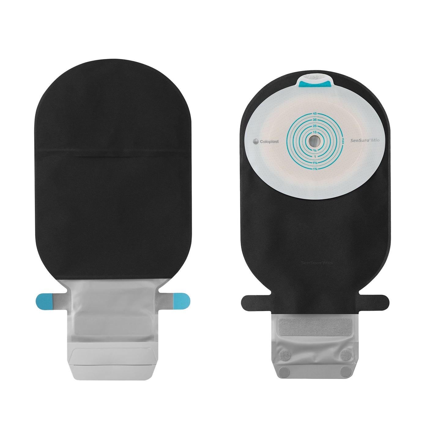 Ostomy Pouch SenSura® Mio One-Piece System Flat, Trim to Fit 3/8 to 2-1/8 Inch Stoma Drainable 18777