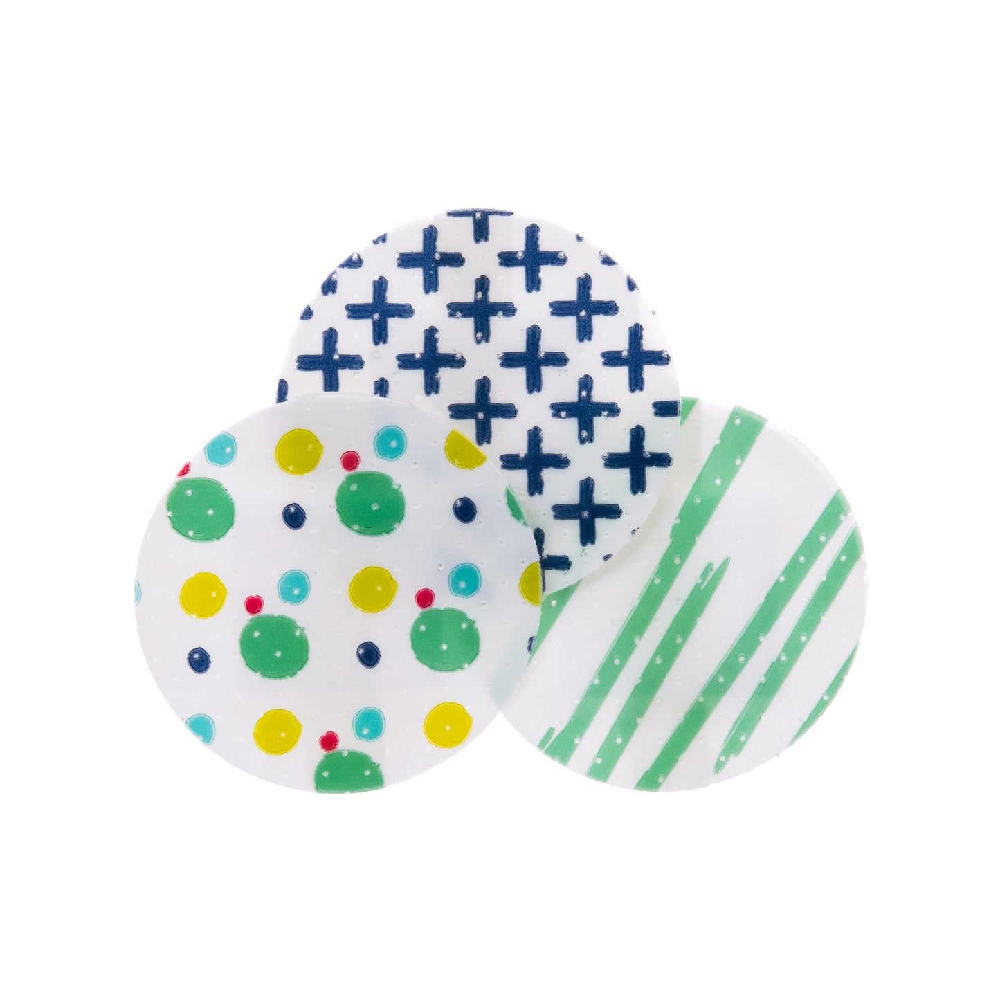 McKesson Kids™ Round Kid Design (Assorted Prints) Adhesive Spot Bandage, 1 Inch 16-4832-17