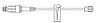 IV Extension Set UltraSite® Needle-Free Port Small Bore 8 Inch Tubing Without Filter - 473448