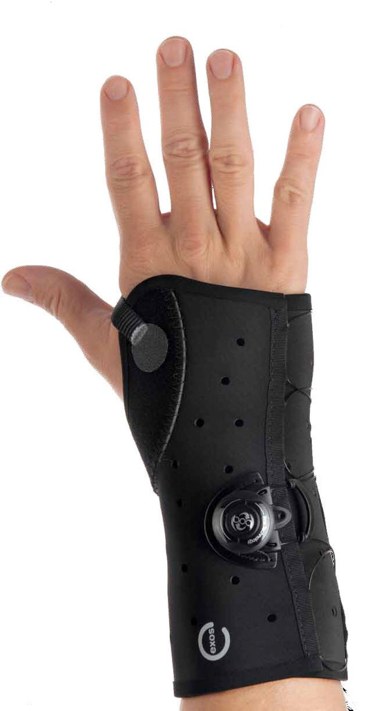 Wrist Brace with Boa® Exos® Thermoformable Polymer / Nylon Right Hand Black Small - 221-42-1111
