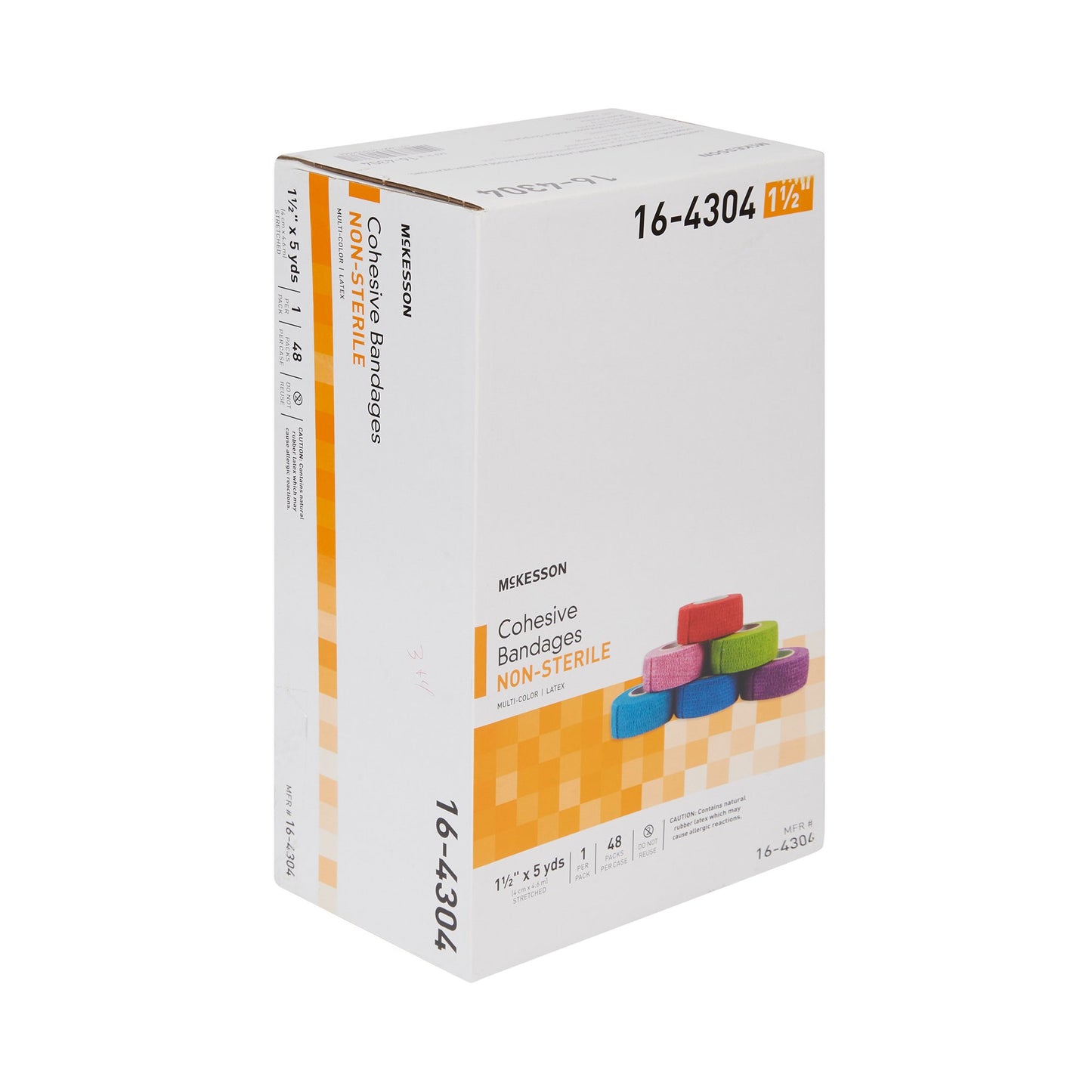 McKesson Self-adherent Closure Cohesive Bandage, 1-1/2 Inch x 5 Yard 16-4304
