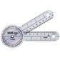 Baseline® 360° Head Plastic Goniometer, 6 Inch Arms 12-1002