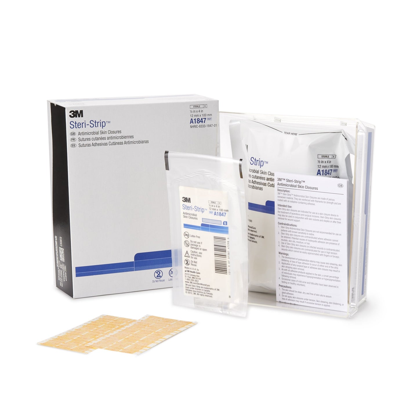 3M™ Steri-Strip™ Antimicrobial Skin Closure Strip A1847