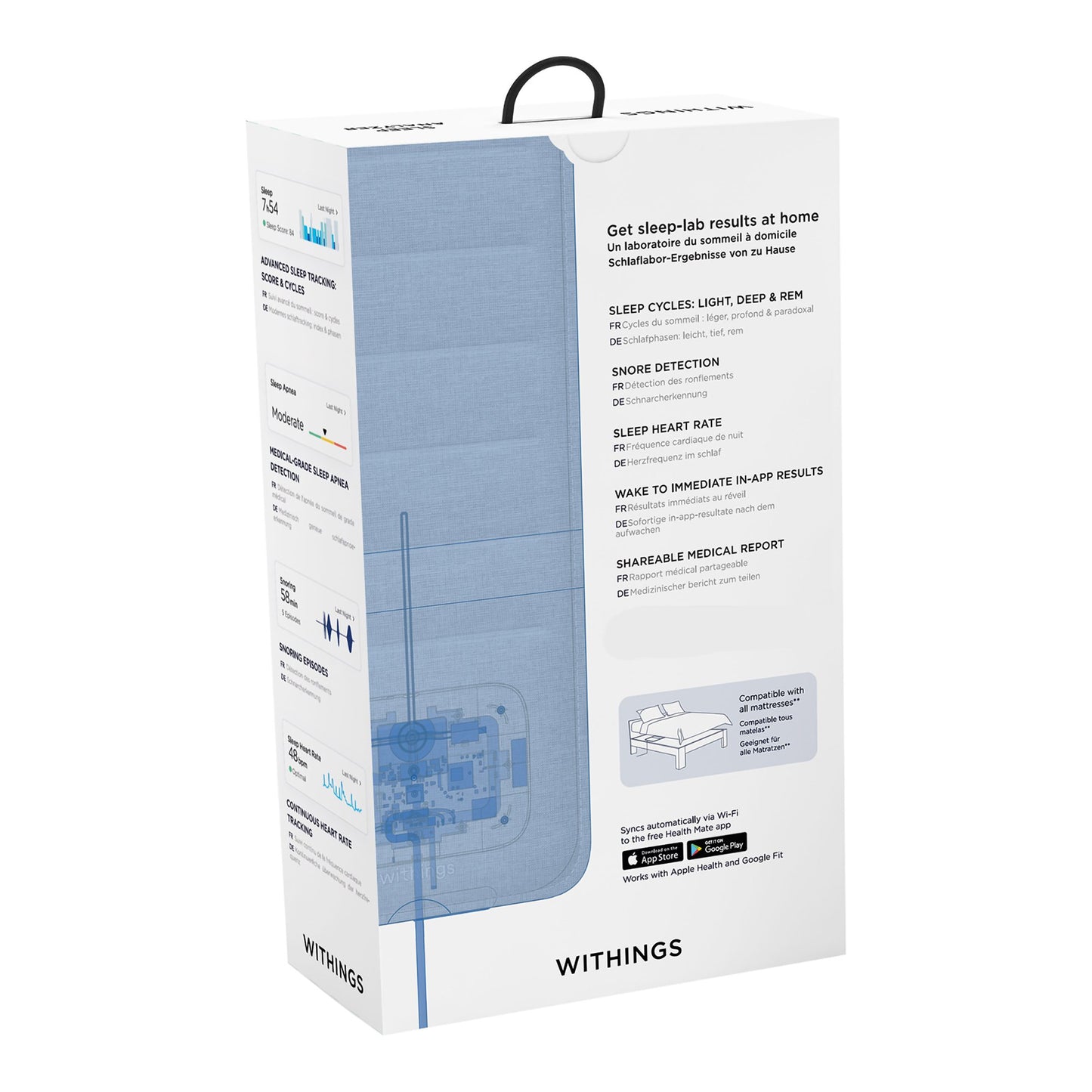 Withings Sleep Tracking Mat WSM02-ALL-US