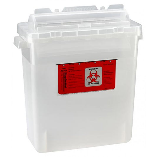 Bemis Healthcare Bemis Sentinel Multi-purpose Sharps Container, 3 Gallon, 15 x 13-7/8 x 6-7/8 Inch 333 020, 1 Each