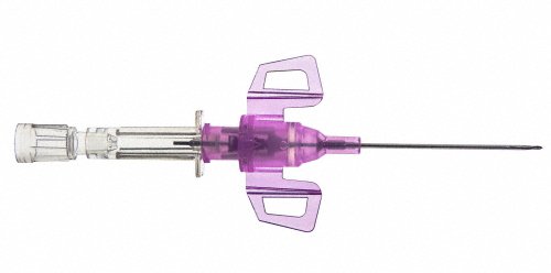 Closed IV Catheter Introcan Safety® 3 20 Gauge 1-1/4 Inch Polyurethane Winged Hub Blood Control Passive Safety - 4251130-02