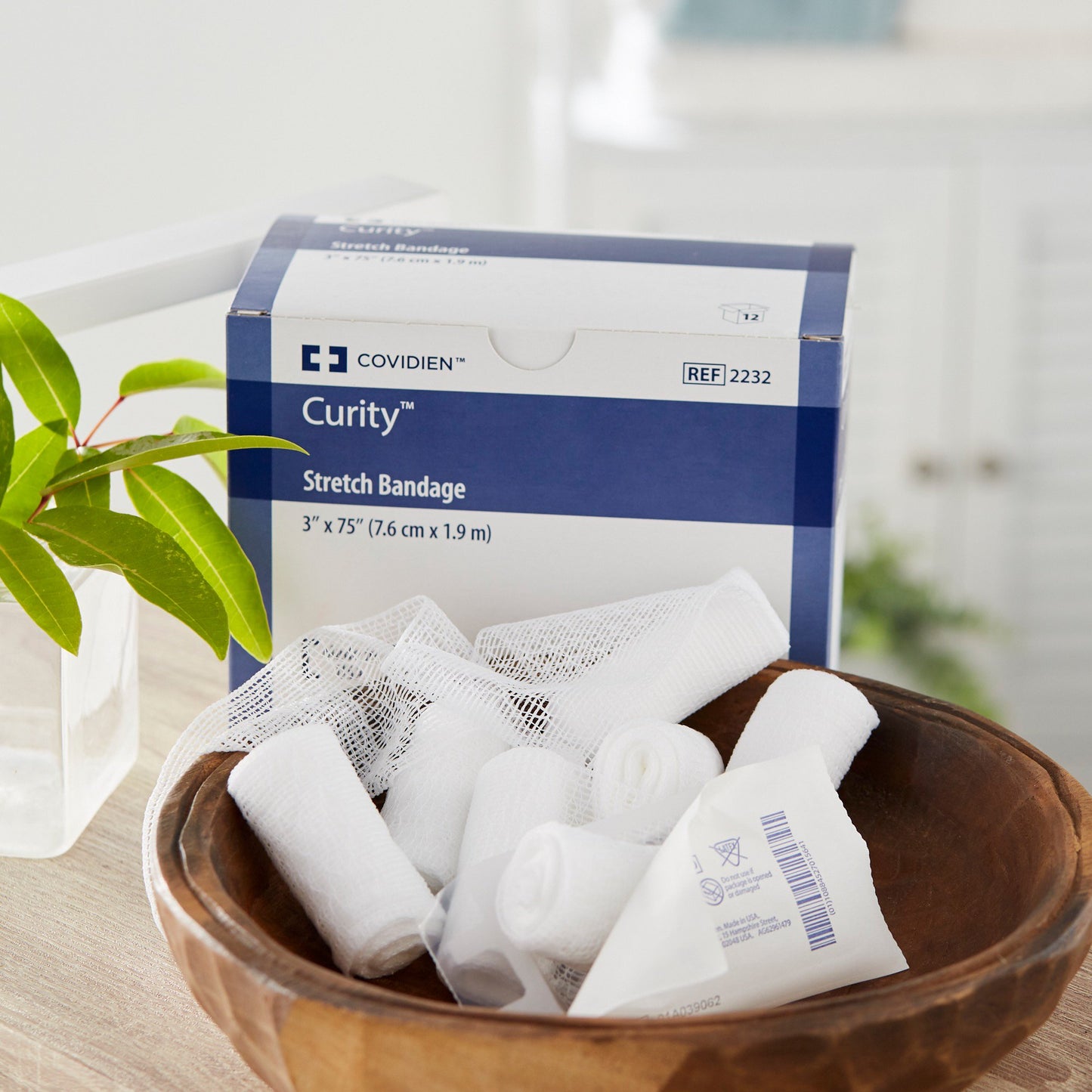 Curity™ Sterile Conforming Bandage, 3 x 75 Inch, 1-Ply 2232-