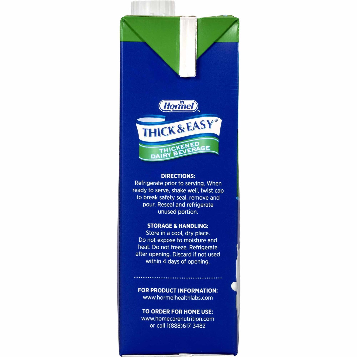 Thick & Easy® Dairy Nectar Consistency Milk Thickened Beverage, 32-ounce carton 73625