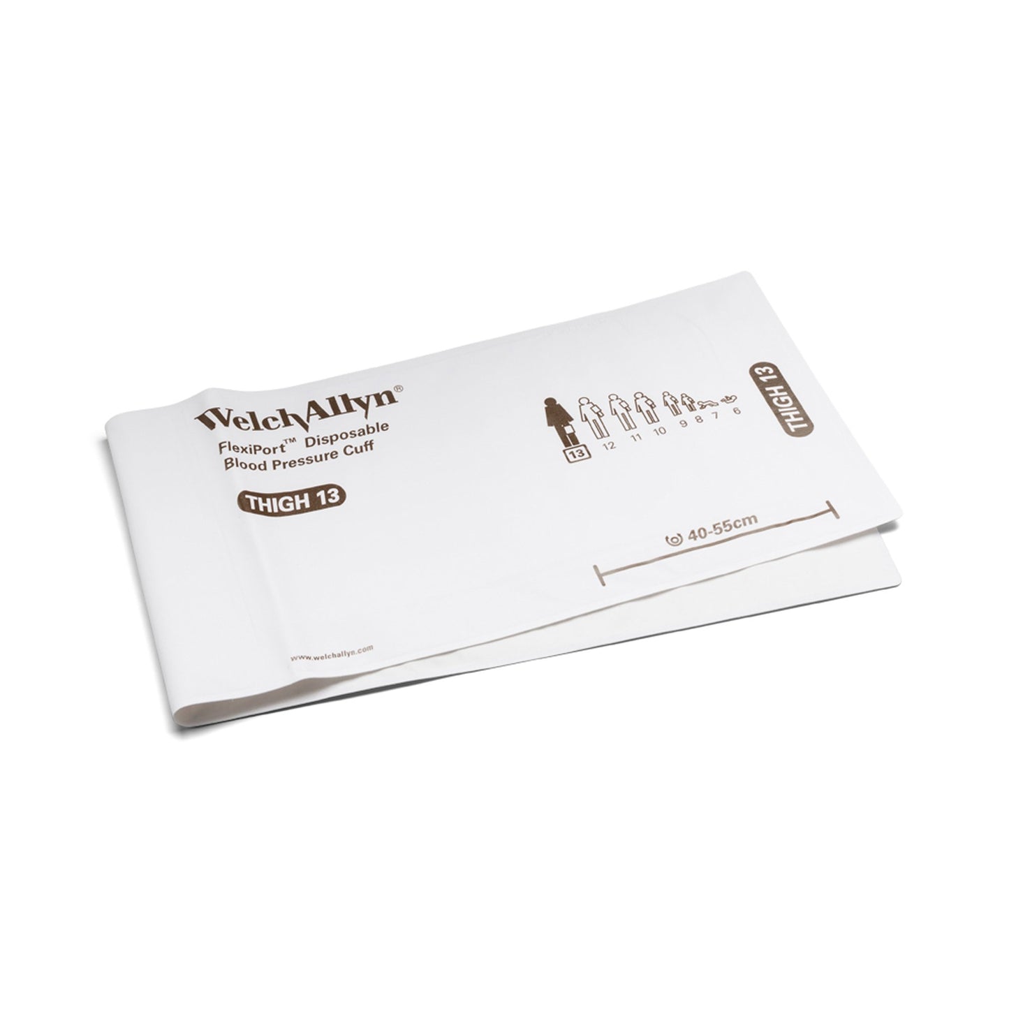 Single Patient Use Blood Pressure Cuff FlexiPort® 25 to 34 cm Arm Cloth Fabric Cuff Adult Cuff - SOFT-11-1SC
