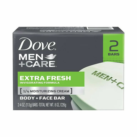 Soap Dove® Men+Care Bar 3.75 oz. Individually Wrapped Extra Fresh Scent 01111101215