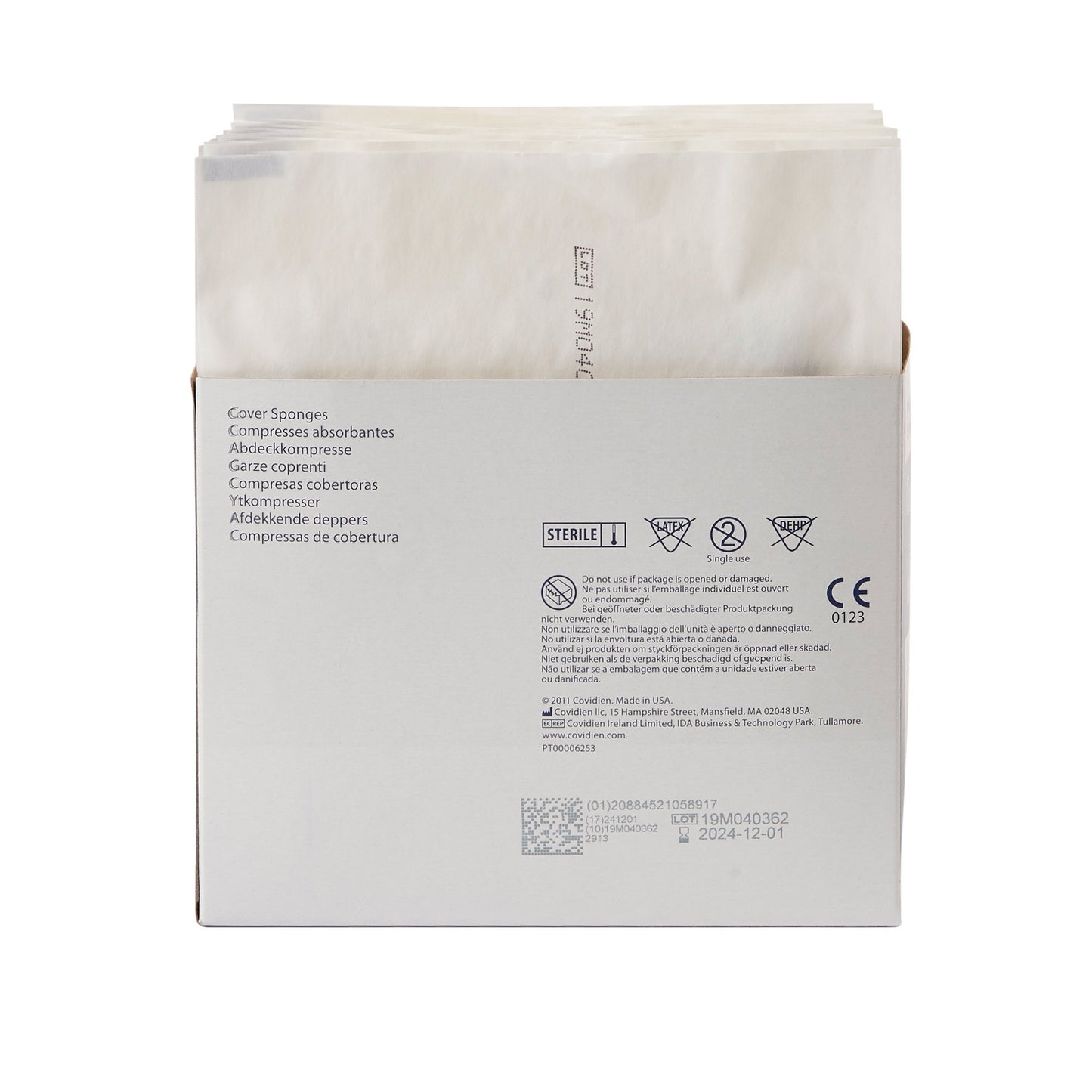 Curity™ Sterile Nonwoven Sponge, 4 x 4 Inch, 4-Ply 2913