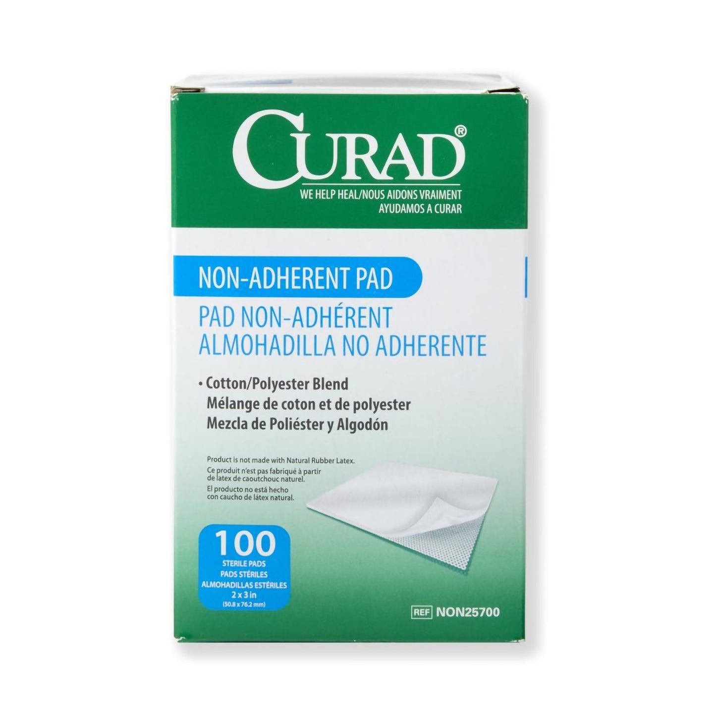 Curad® Nonadherent Dressing, 2 x 3 Inch NON25700