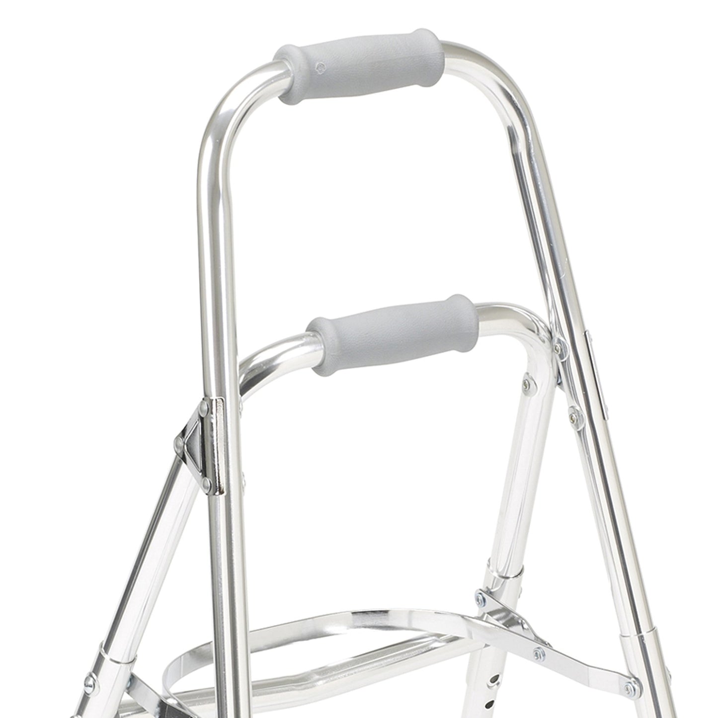 drive™ Hemi Aluminum Side Step Folding Walker, 29½ – 37 Inch Height 10240-1
