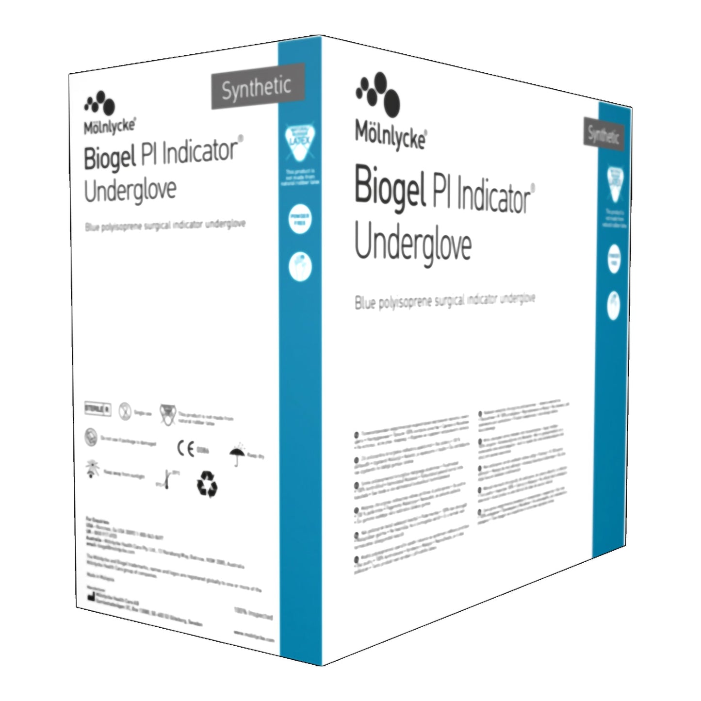 Biogel® PI Indicator Polyisoprene Surgical Underglove, Size 6.5, Blue 41665