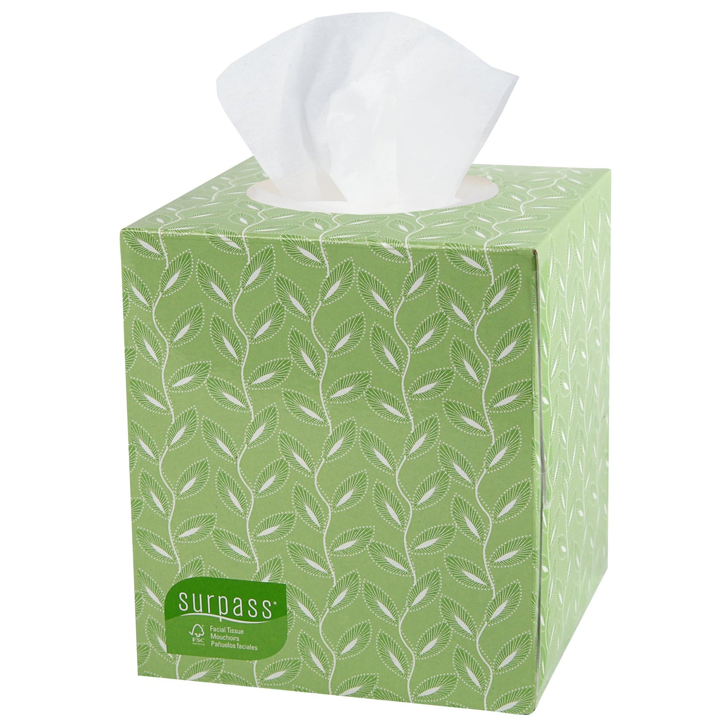 Facial Tissue Surpass* Boutique* White 8 X 8-3/10 Inch 110 Count - 21320