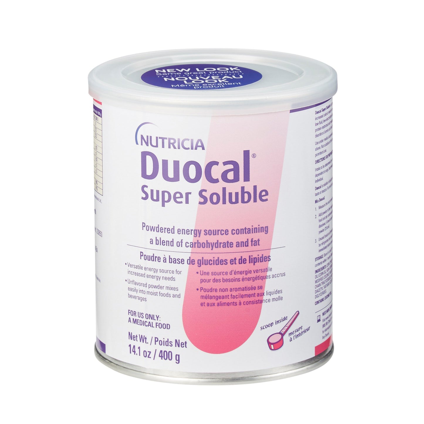 Oral Supplement Duocal® Unflavored Powder 14 oz. Can - 49828