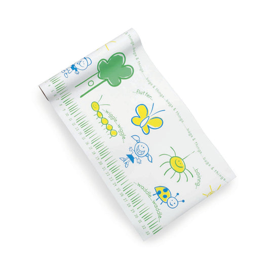Table Paper McKesson 18 Inch Width 125 Foot Length Print (Bugs and Things) Crepe - 18-981418
