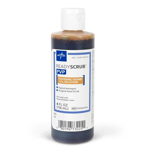 Surgical Scrub Solution ReadyScrub™ 4 oz. Bottle 7.5% Strength Povidone-Iodine NonSterile - MDS093945
