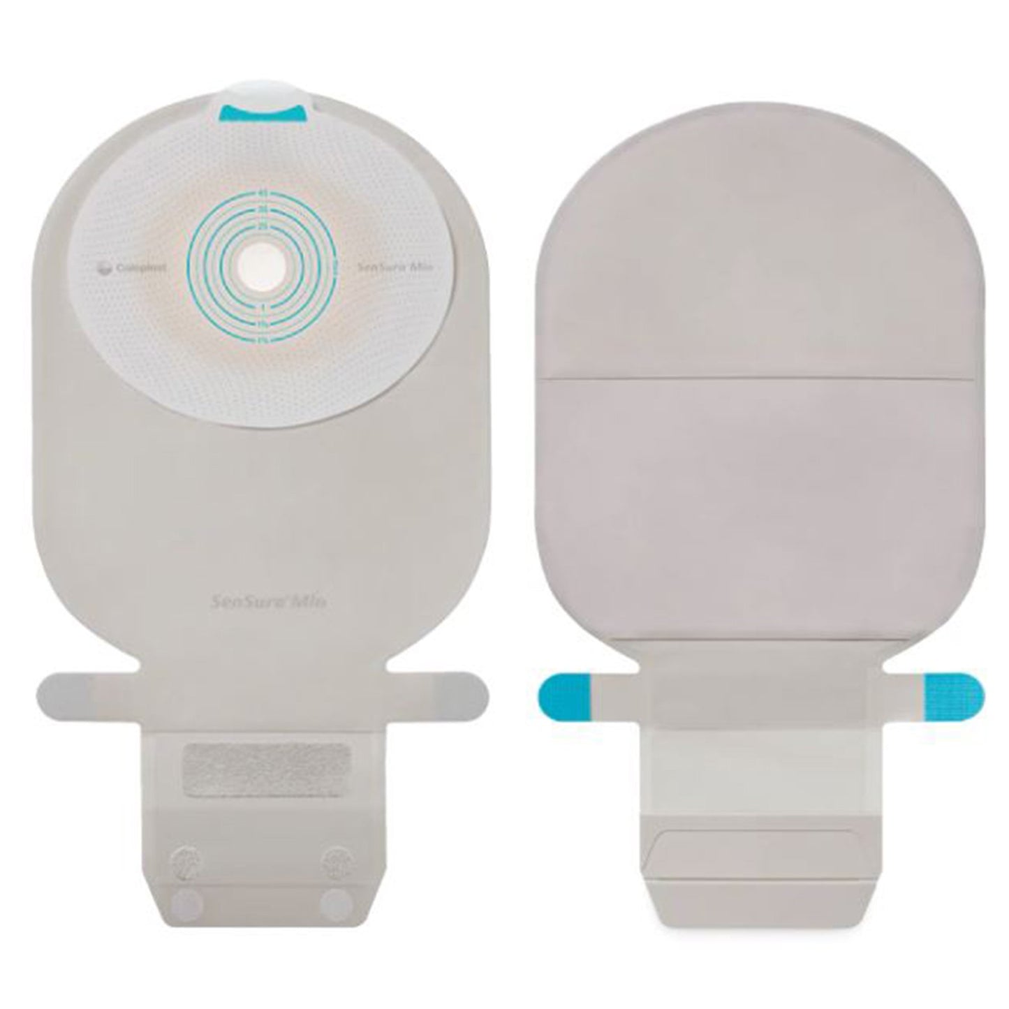 Ostomy Pouch SenSura® Mio One-Piece System Mini Length Flat, Trim to Fit 3/8 to 1-3/4 Inch Stoma Drainable - 10461