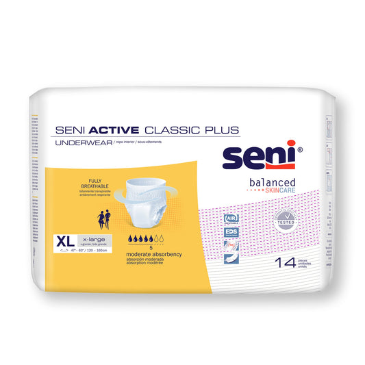 Seni® Active Classic Plus Moderate Absorbent Underwear, Extra Large S-XL14-AC2