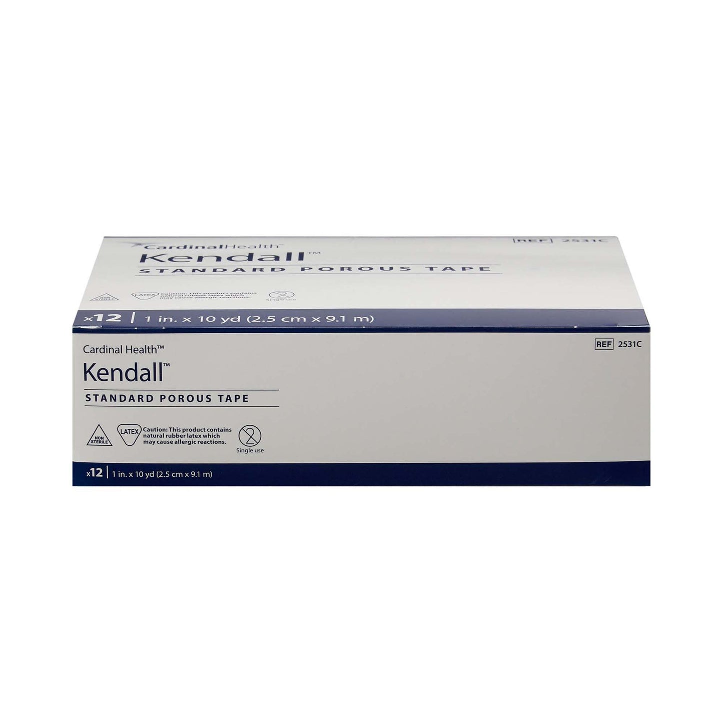 Kendall™ Cloth Medical Tape, 1 Inch x 10 Yard, White 2531C