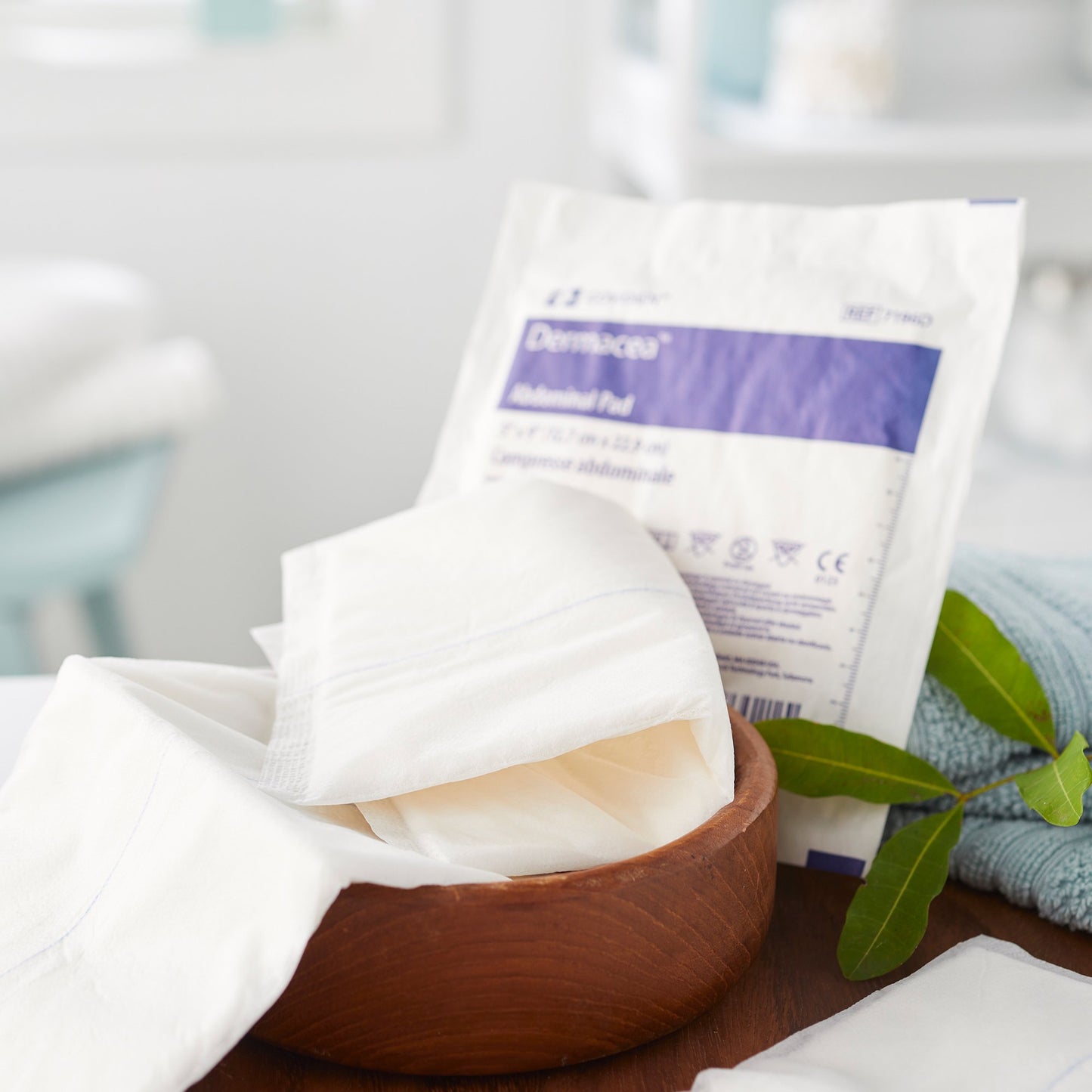 Dermacea™ Sterile Abdominal Pad, 5 x 9 Inch, 7196D