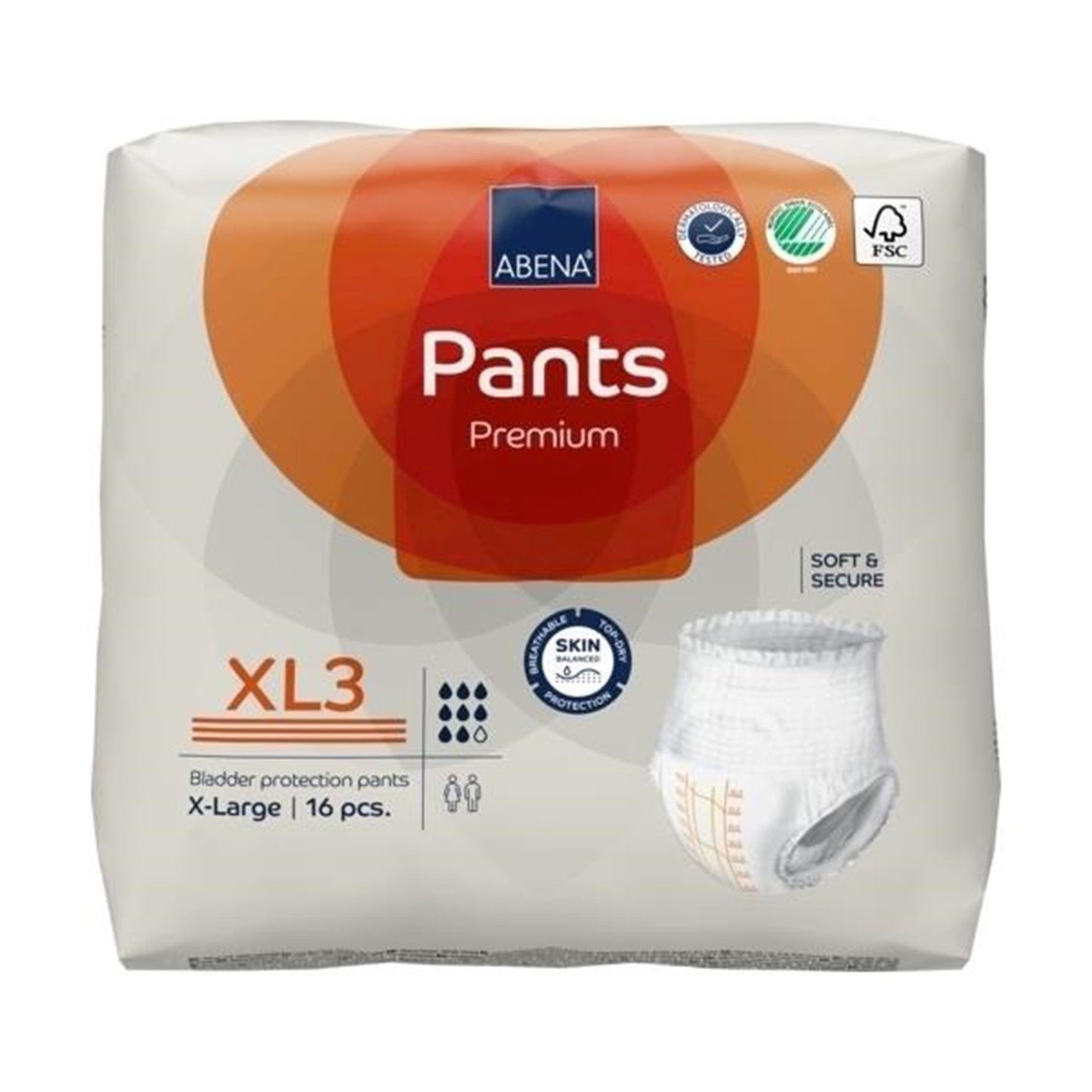 Abena® Premium Pants XL3 Incontinence Brief, X-Large 1000021330