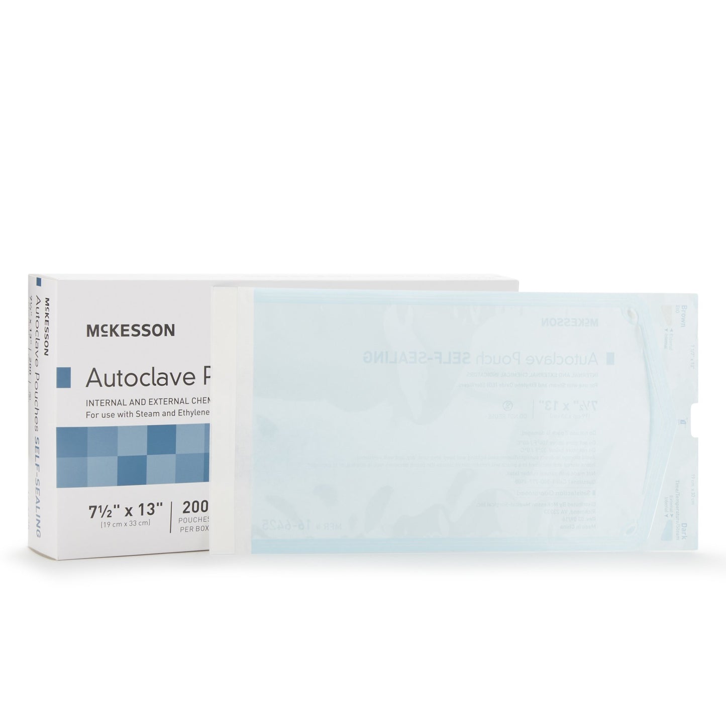 McKesson Sterilization Pouch, 7½ x 13 Inch 16-6425
