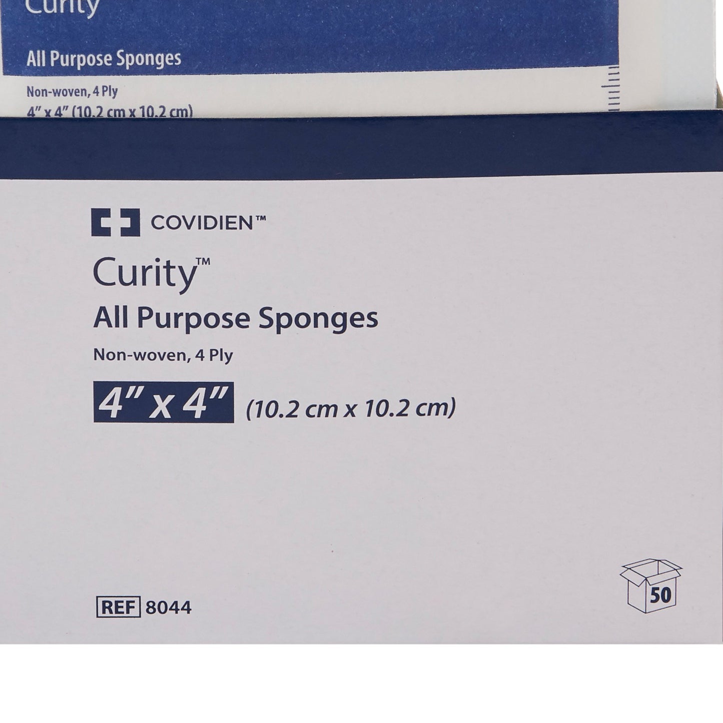 Curity™ Sterile Nonwoven Sponge, 4 x 4 Inch, 4-Ply 8044--