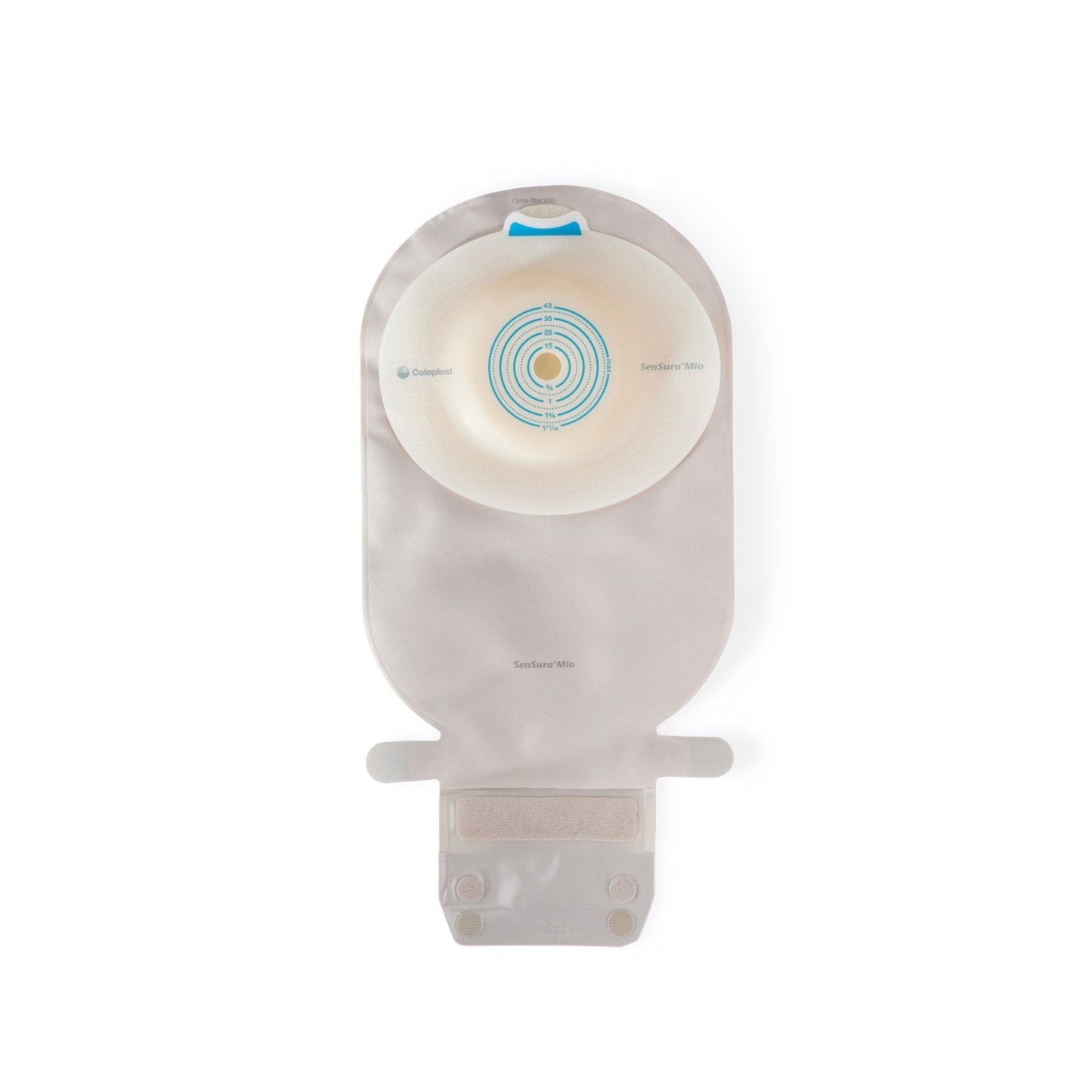 SenSura® Mio Convex One-Piece Drainable Transparent Filtered Ostomy Pouch, 11 Inch Length, 3/8 to 1-11/16 Inch Stoma 16767