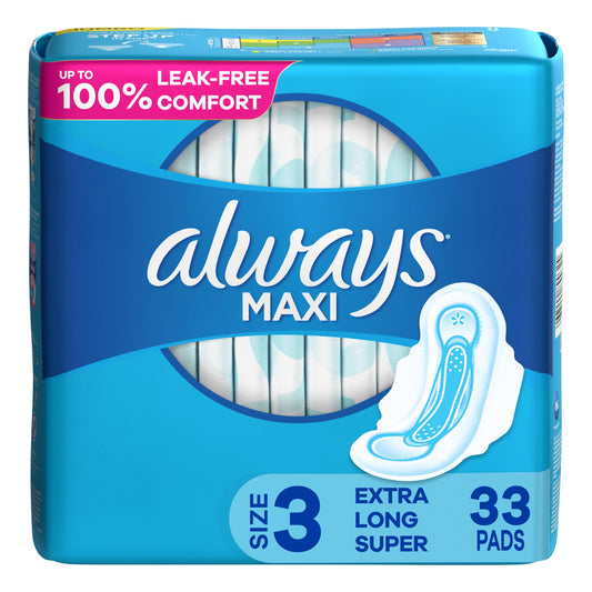Always® MAXI Extra Long Super Pads with Wings, Size 3 03700098727