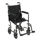 McKesson Transport Chair, Black 146-ATC19-BK