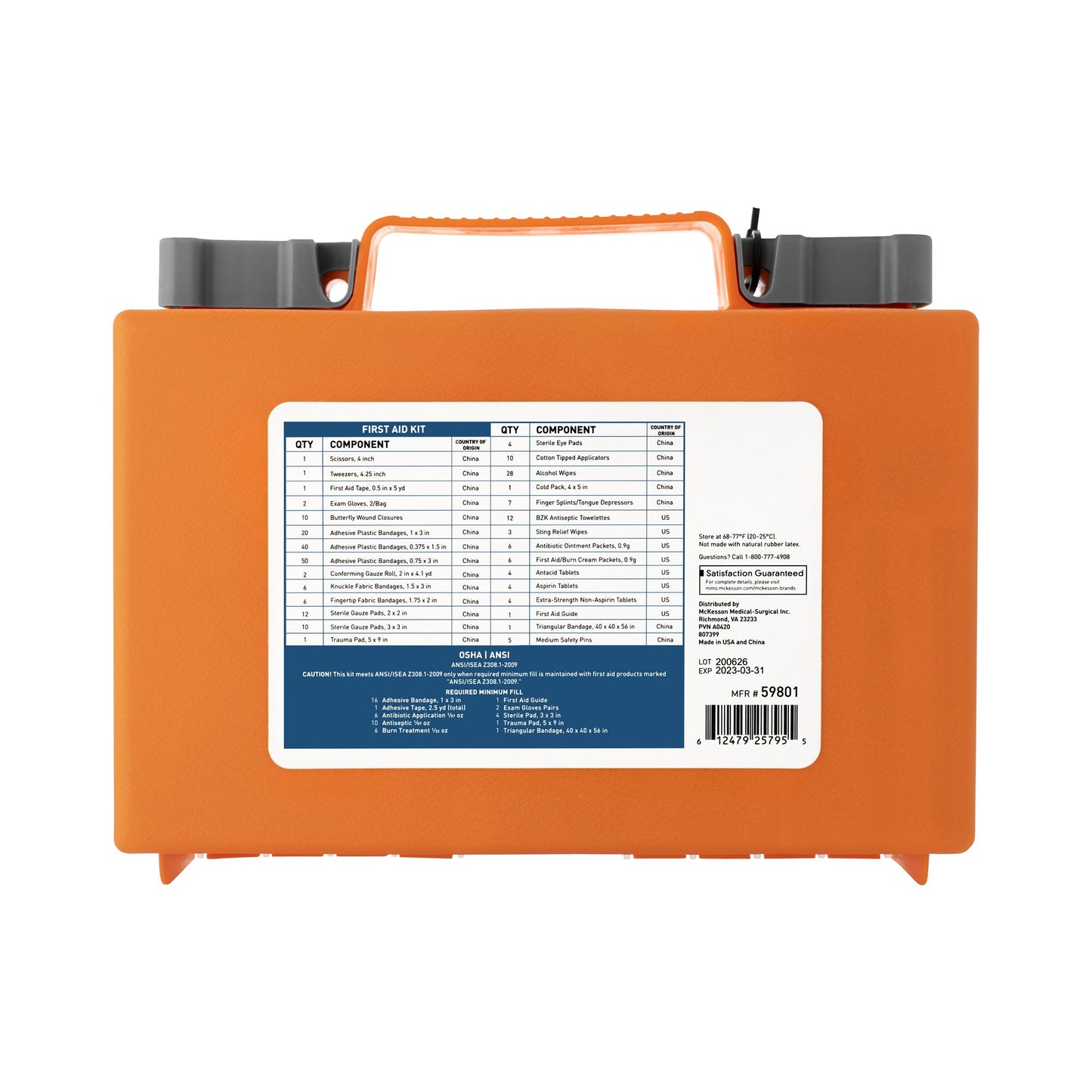 McKesson 50-Person First Aid Kit 59801