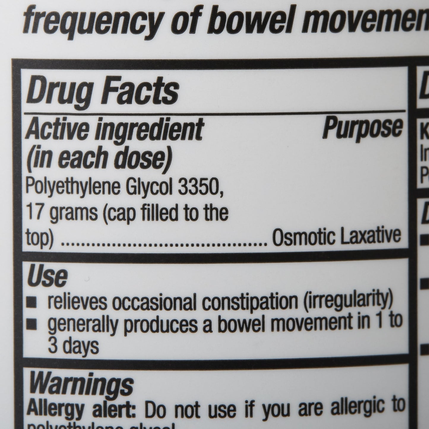 Geri-Care® Polyethylene Glycol 3350 Laxative 489-30-GCP