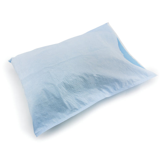 McKesson Blue Tissue/Poly Disposable Pillowcase, 21 x 30 Inch 18-918