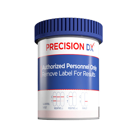 Drugs of Abuse Test Kit Precision DX™ AMP, BAR, BUP, BZO, COC, mAMP/MET, MDMA, MTD, OPI, OXY, PCP, THC (CR, pH, SG) 25 Tests CLIA Waived - PREDX-DUD61