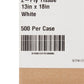 McKesson Economy Nonsterile White Procedure Towel, 13 x 18 Inch 18-859