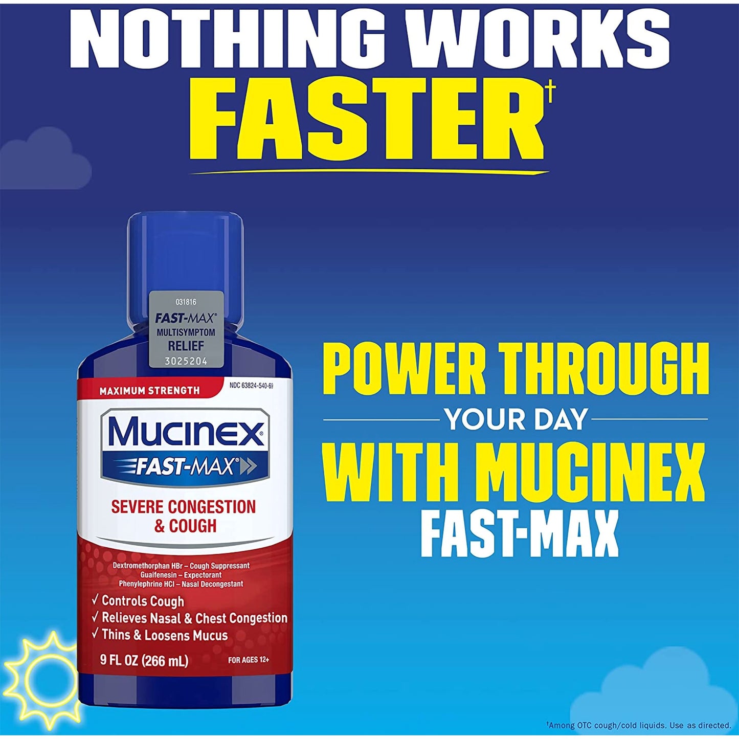Mucinex® Fast-Max™ Severe Congestion & Cough Liquid Maximum Strength 63824001466
