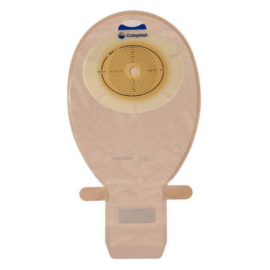 Ostomy Pouch SenSura® EasiClose™ One-Piece System 11-1/2 Inch Length, Maxi Flat, Pre-Cut 1-1/4 Inch Stoma Drainable - 15533