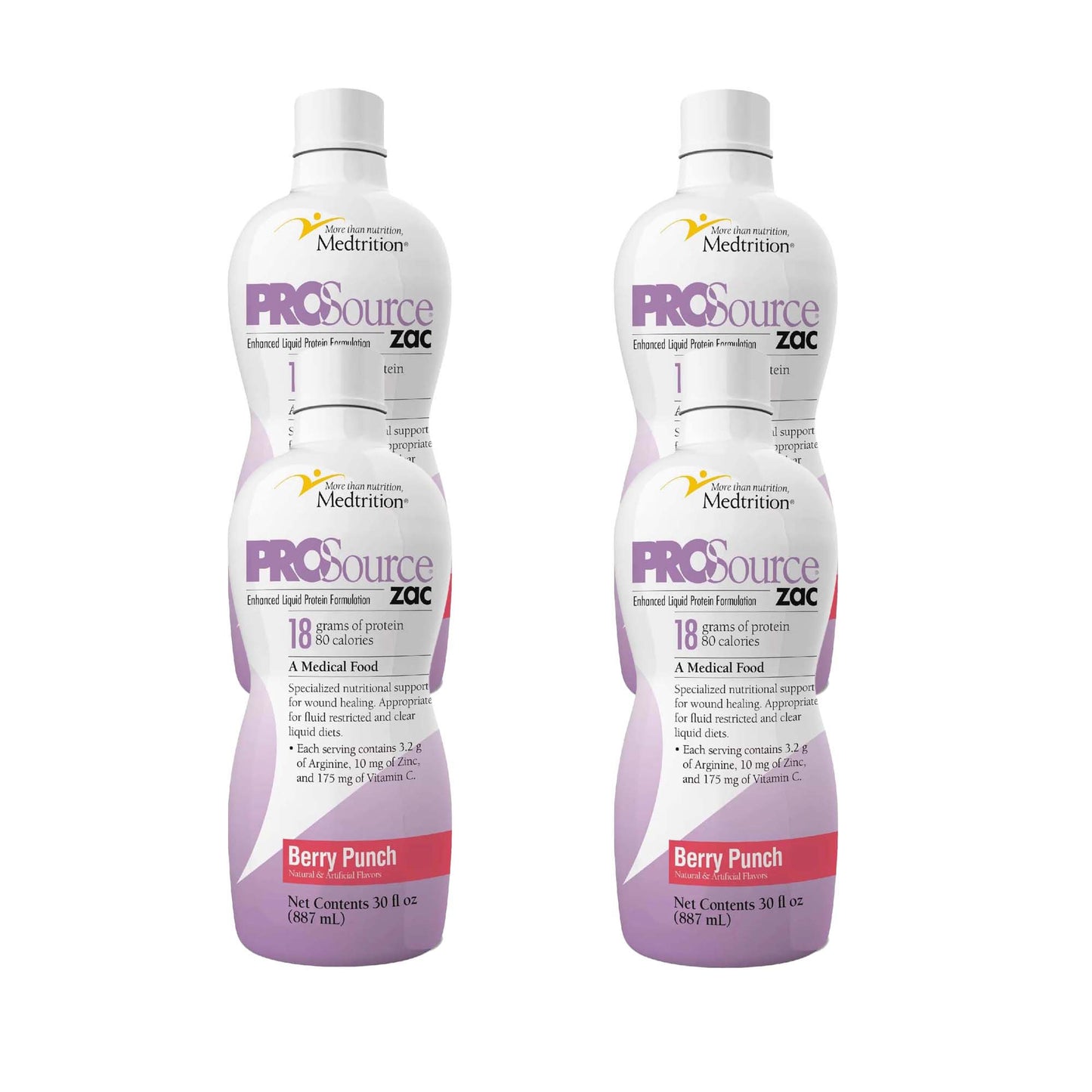 ProSource ZAC™ Berry Punch Complete Liquid Protein for Medical Food Use, 32-oz. 11555