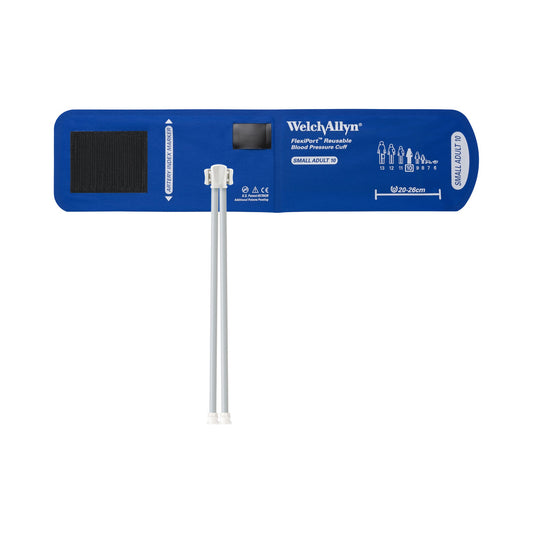Reusable Blood Pressure Cuff FlexiPort® 20 to 26 cm Arm Nylon Cuff Small Adult Cuff - REUSE-10-2MQ
