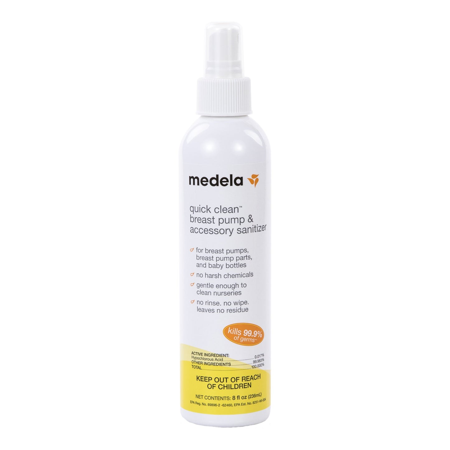 Medela Quick Clean Breast Pump Sanitizer 87246, Case of 6